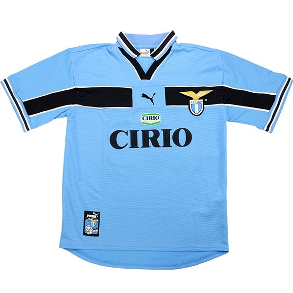 Camiseta Lazio Primera equipo Retro 1998 2000 Azul Claro